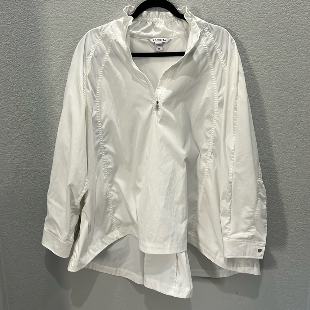 Athleta white jacket size XL